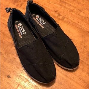 Bobs memory foam black shoe
